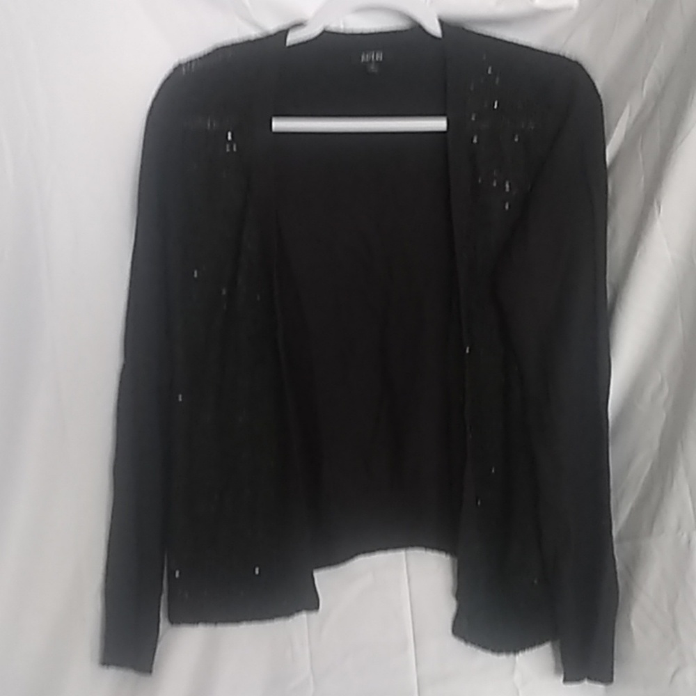 APT 9 Black Sequin Sweater